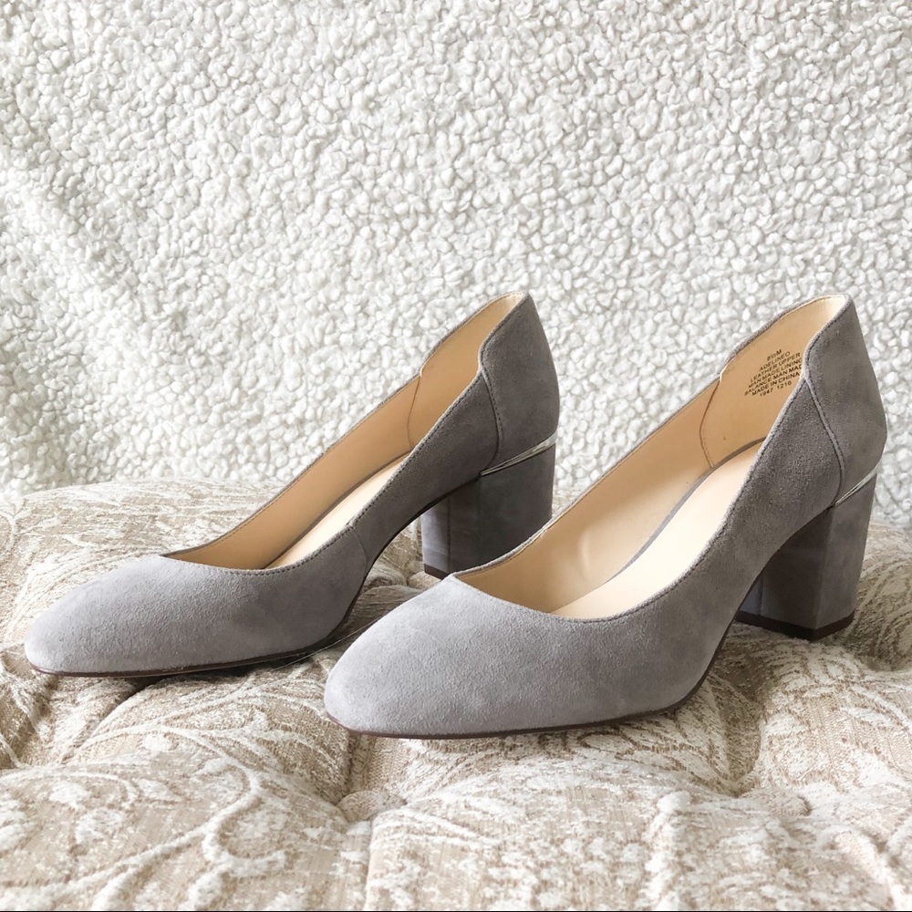 Nine West•low chunky heels